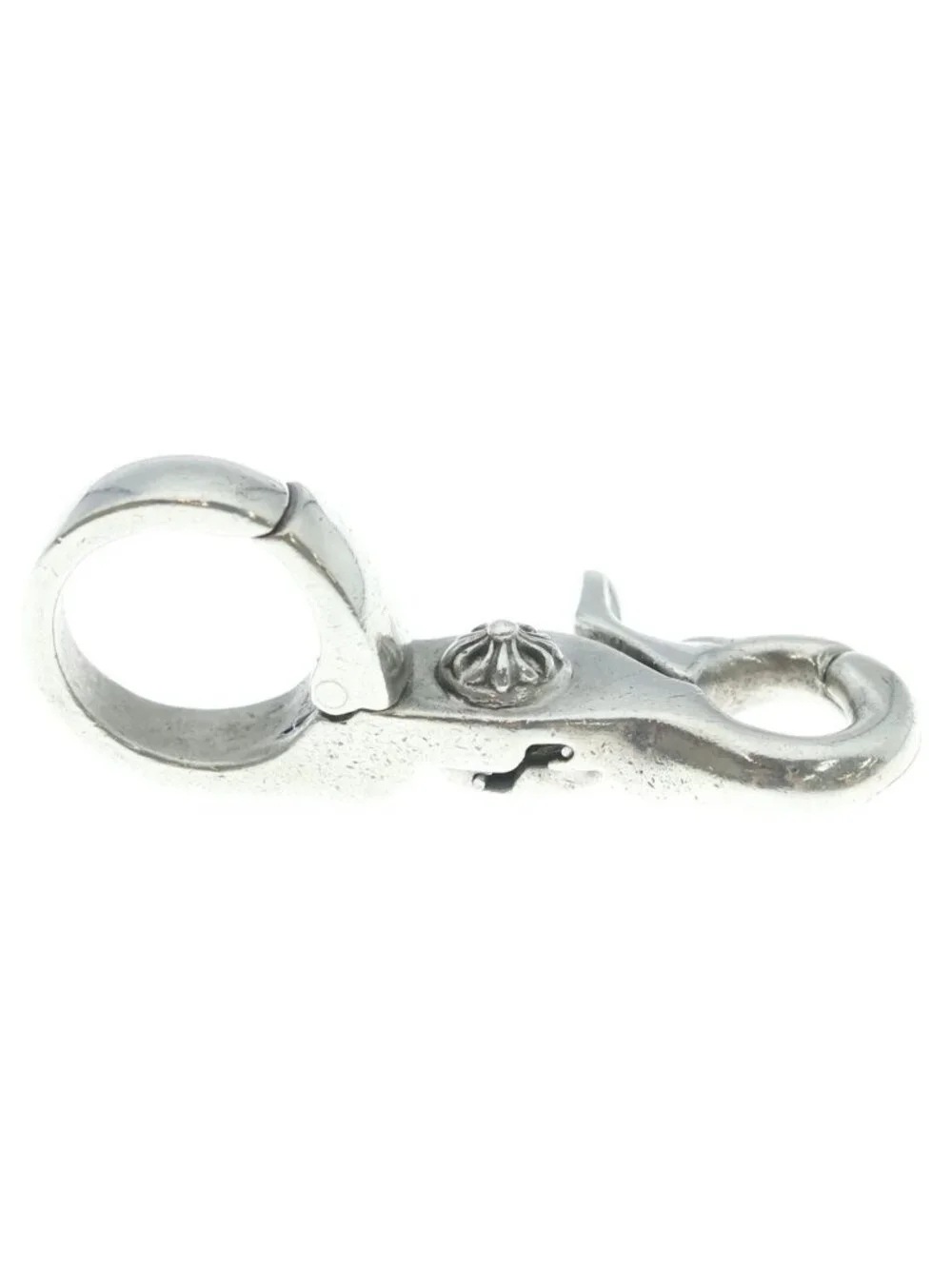 Chrome Hearts Quick Clip Cross Ball Silver Necklace